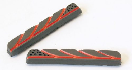 ASHIMA MTB fékpofa gumi V-fékhez cserélhető piros 72mm