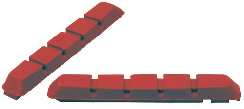 Fékpofa V-fékhez cserélhető piros 72mm MTB