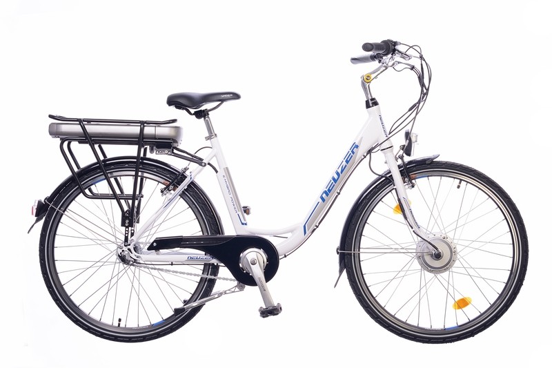 Neuzer E-Trekking női Elektromos kerékpár - fehér/ezüst-kék 18 - 26" N3